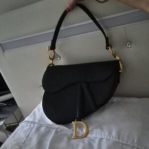 DIOR  Saddle Bag. Auth. Never Use. 8"